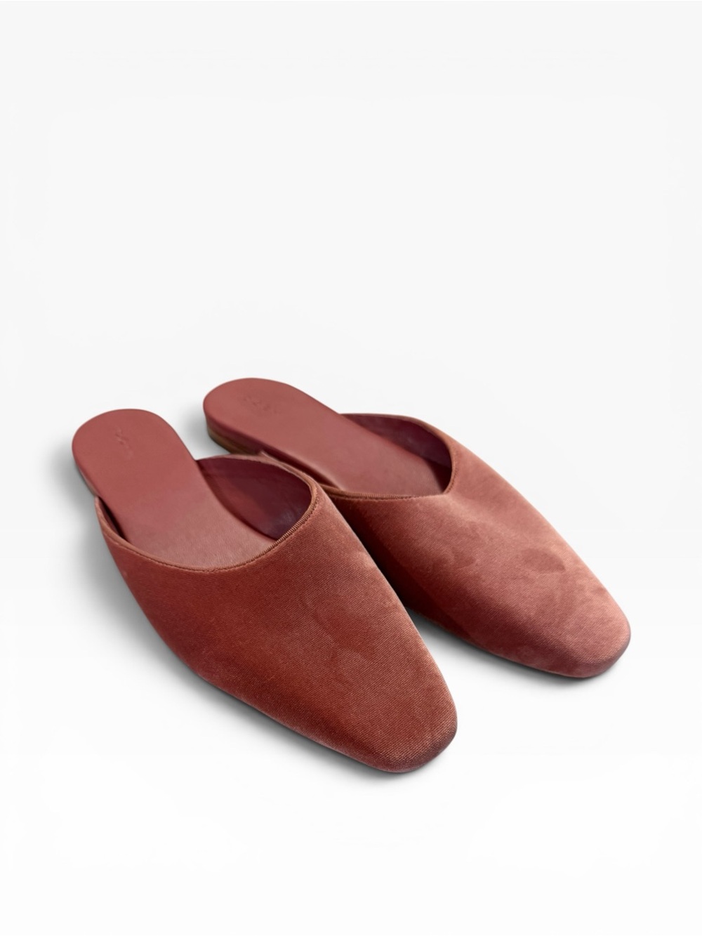New Doen The Wren Mules in pink with dust bag